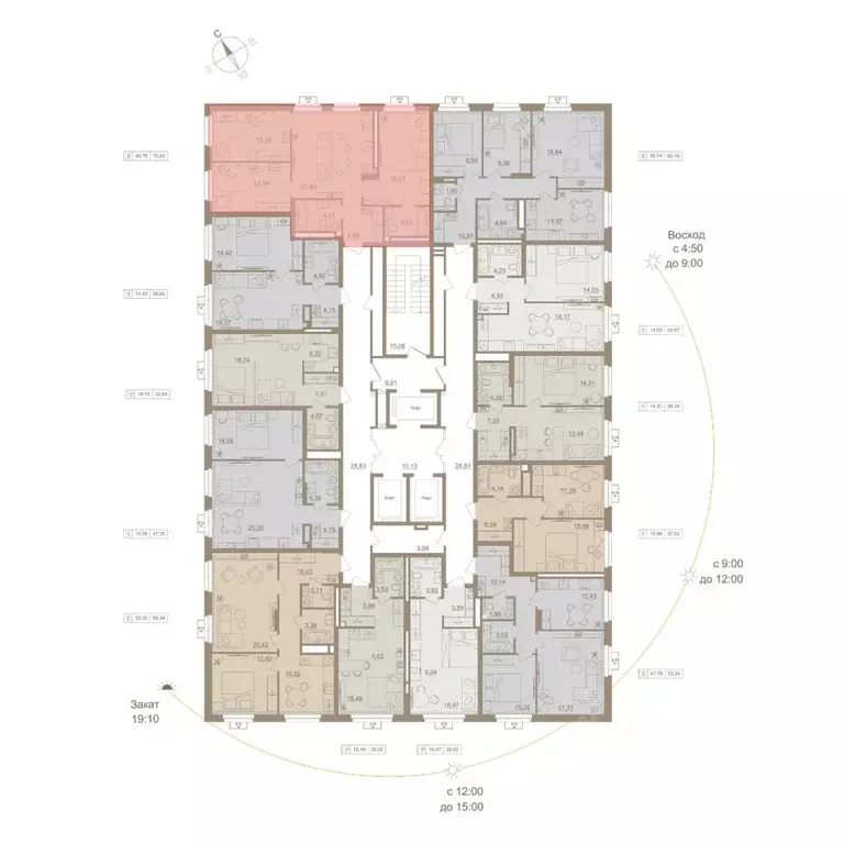 3-к кв. Башкортостан, Уфа бул. Яркий (75.64 м) - Фото 2