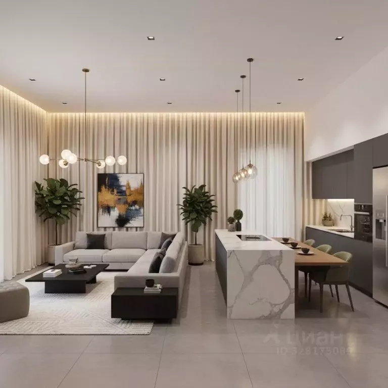 3-к кв. Москва Краснопресненская наб., 14Ак2 (176.5 м) - Фото 1