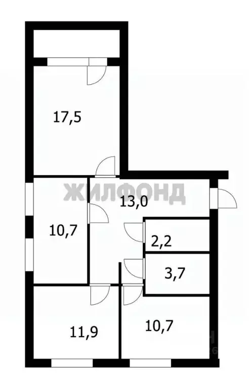 3-к кв. Новосибирская область, Новосибирск Вилюйская ул., 1 (70.0 м) - Фото 0