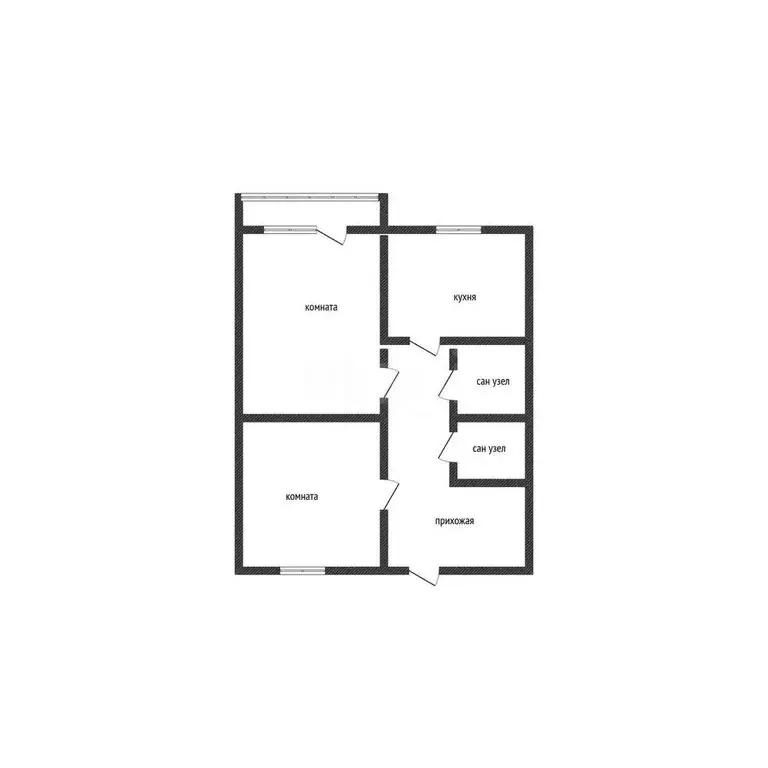2-комнатная квартира: Краснодар, Стахановская улица, 26 (45.1 м) - Фото 0