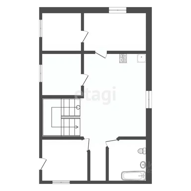 Дом в Тульская область, Узловая Северная ул., 10 (71 м) - Фото 2