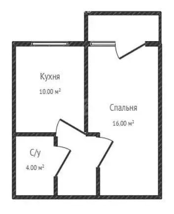 1-комнатная квартира: Краснодар, улица Героя Пешкова, 14к2 (34 м) - Фото 1