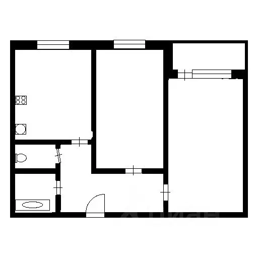 2-к кв. Московская область, Красногорск бул. Космонавтов, 13 (61.6 м) - Фото 2