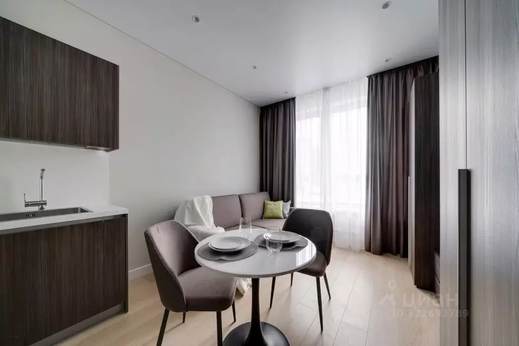 Студия Москва Шелепихинская наб., 34к4 (24.0 м) - Фото 1