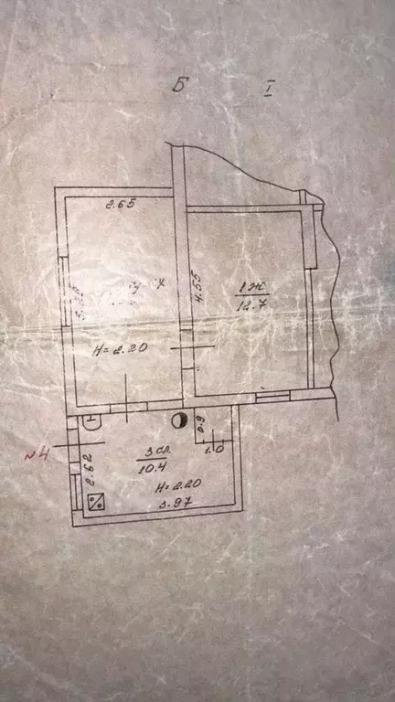 2-к. квартира, 37 м, 1/1 эт. - Фото 0