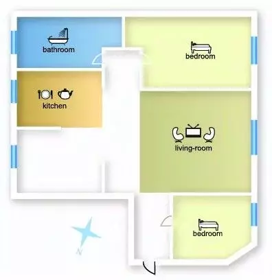 3-к кв. Москва ул. Плющиха, 26/2 (85.0 м) - Фото 2