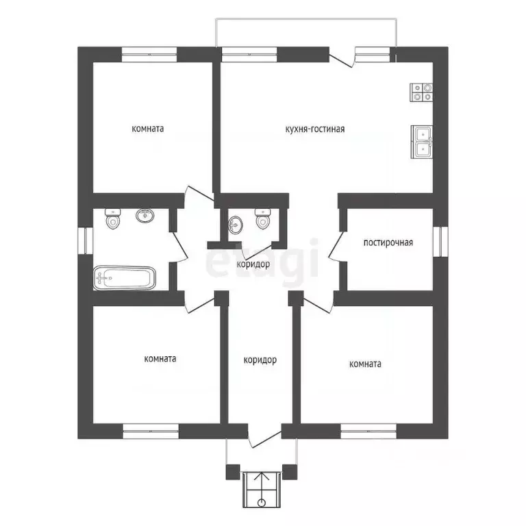 Дом в Ростовская область, Таганрог ул. Бровикова (120 м) - Фото 2