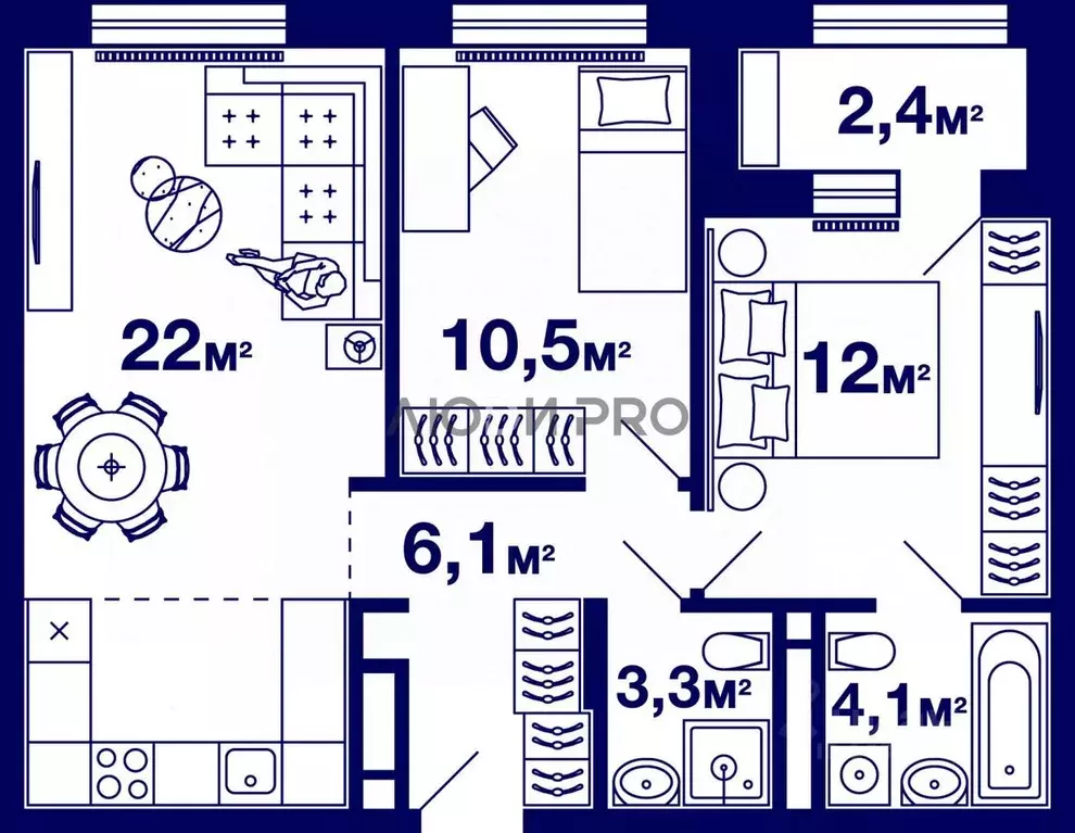 3-к кв. Башкортостан, Уфа ул. Энтузиастов, 7 (60.4 м) - Фото 2