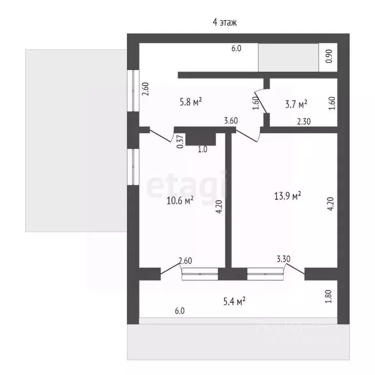 3-к кв. Краснодарский край, Анапа ул. 40 лет Победы, 36 (90.3 м) - Фото 2