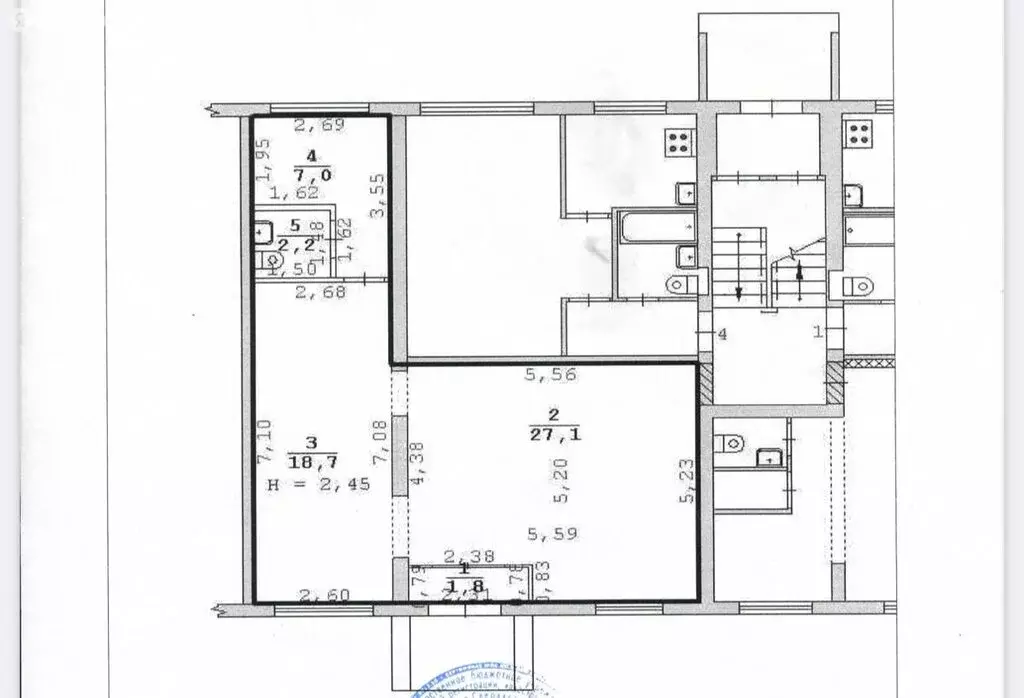 Торговая площадь (56.8 м) - Фото 1