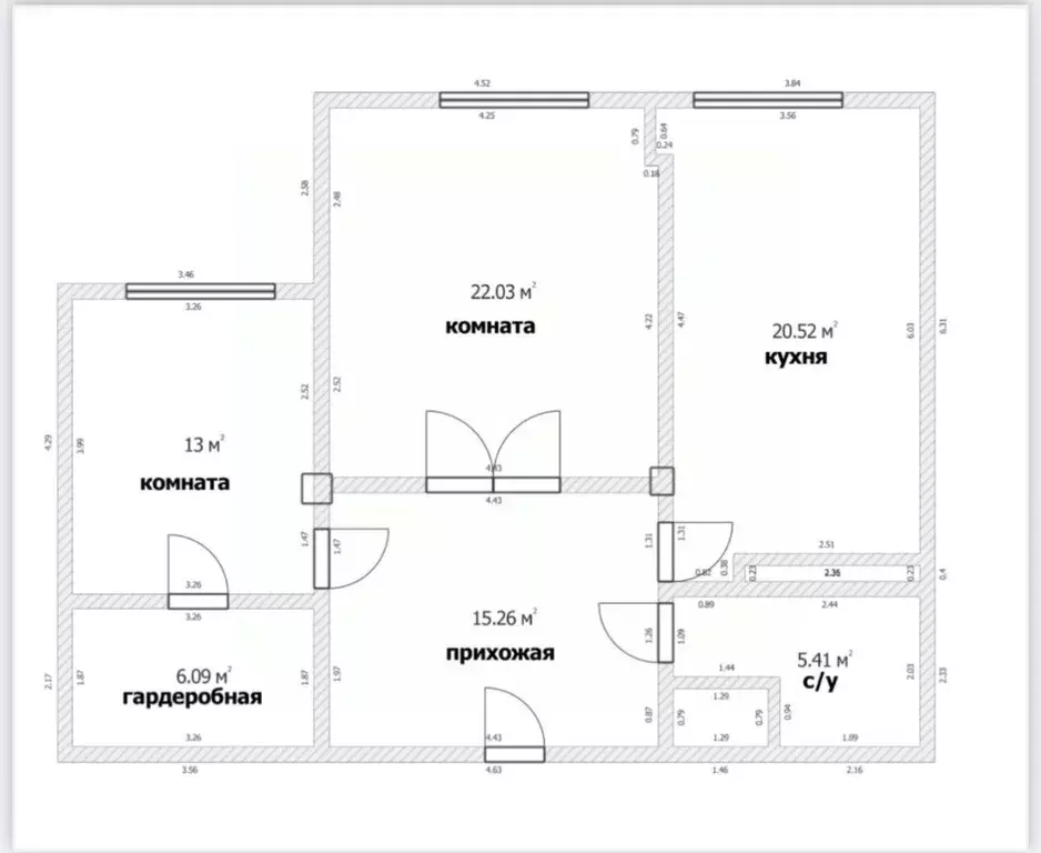 2-к кв. Кабардино-Балкария, Нальчик ул. Героя России Т.М. Тамазова ... - Фото 2