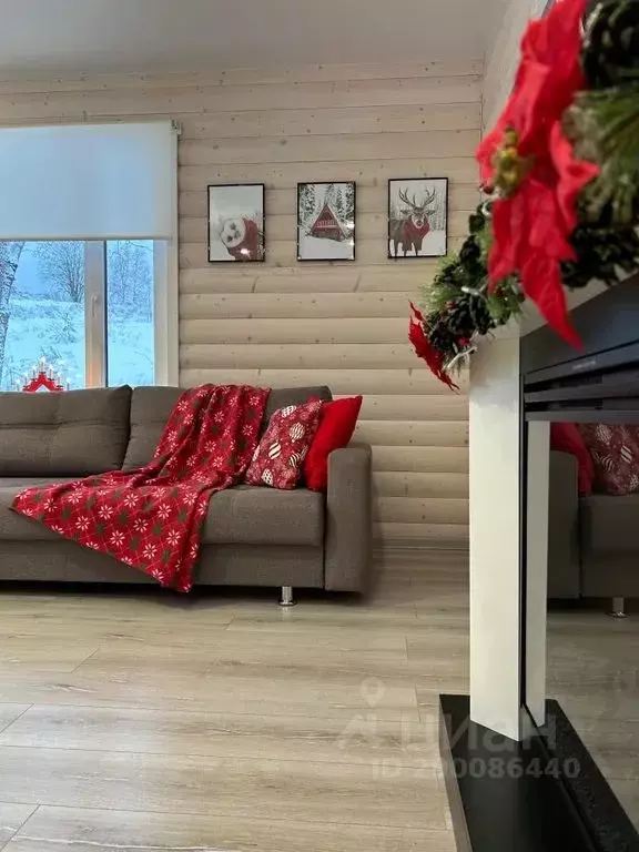 Дом в Карелия, Питкярантский муниципальный округ, пос. Ляскеля ул. ... - Фото 2