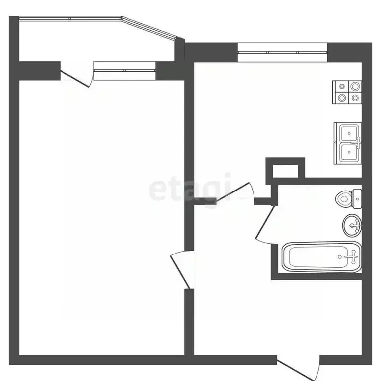 2-к кв. Ростовская область, Батайск ул. Северная Звезда, 8 (65.8 м) - Фото 1
