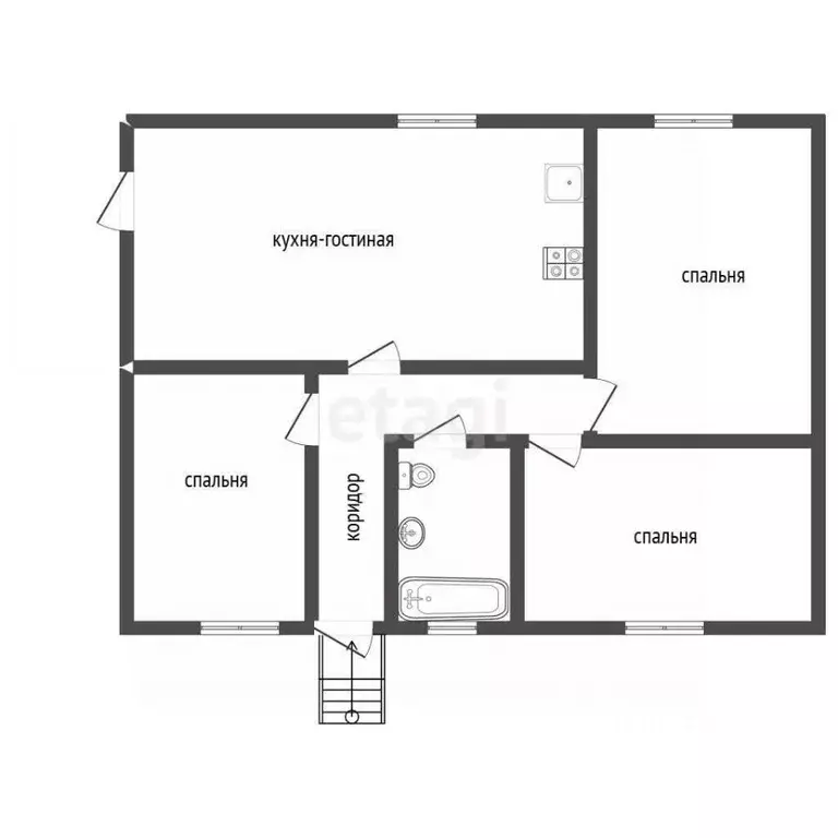 Дом в Воронежская область, с. Новая Усмань  (95 м) - Фото 2