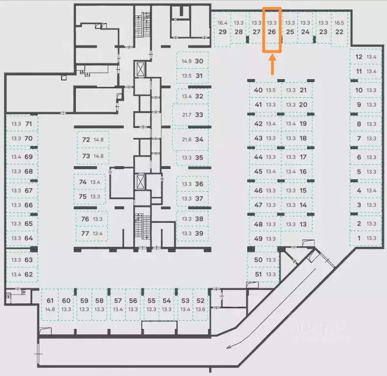 Гараж в Москва Севастопольский просп., 7/6к1 (14 м) - Фото 0