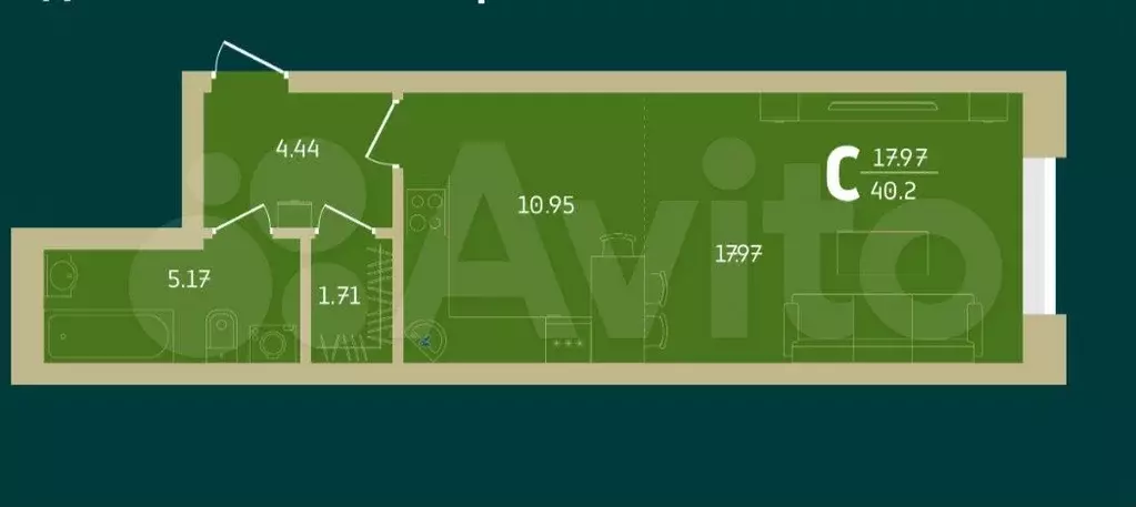 Продается офис 40,2 м2, ул. Революционная, д. 39/3 - Фото 0