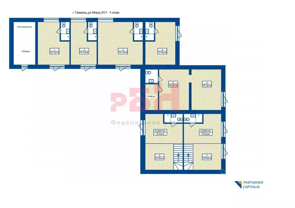 Помещение свободного назначения в Тюменская область, Тюмень ул. Мира, ... - Фото 2