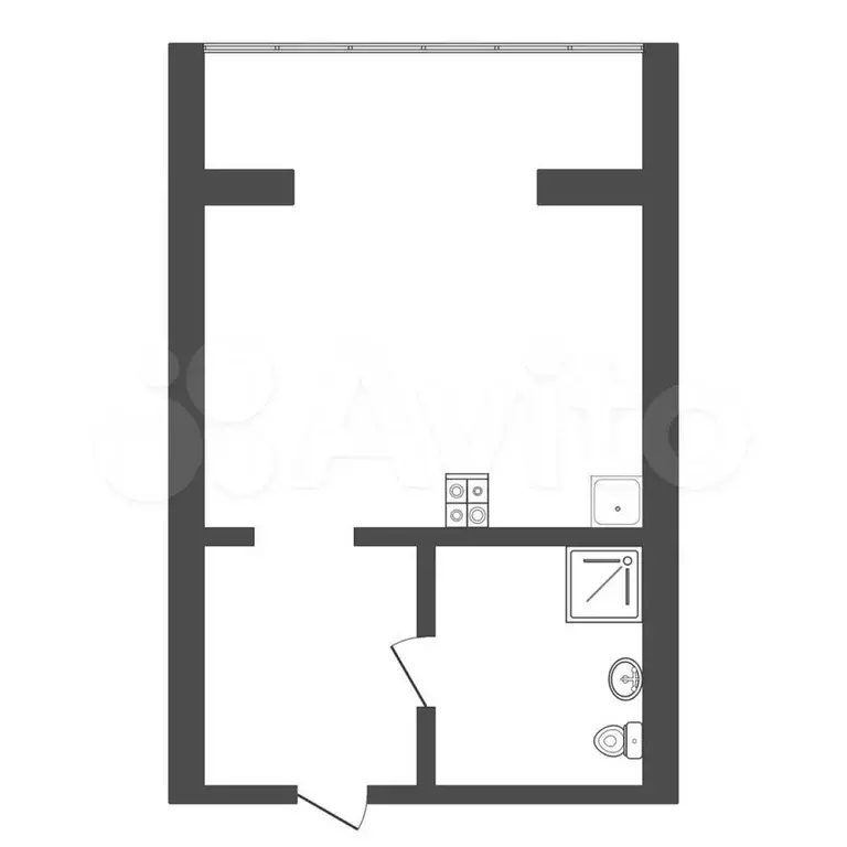 Квартира-студия, 21 м, 3/8 эт. - Фото 0