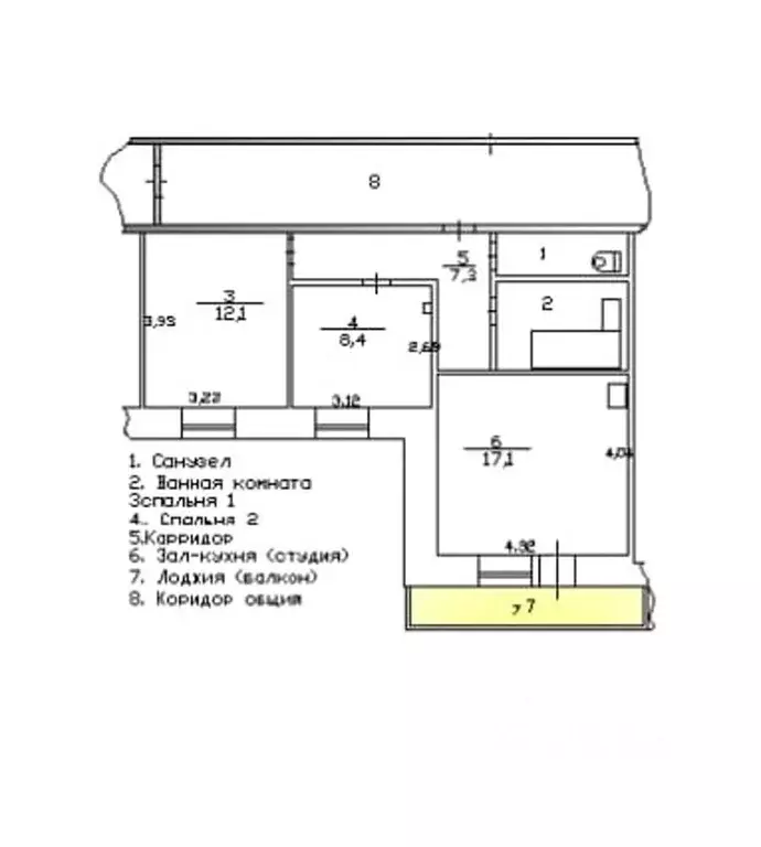 2-к кв. Красноярский край, Красноярск Соколовская ул., 72А (49.7 м) - Фото 1