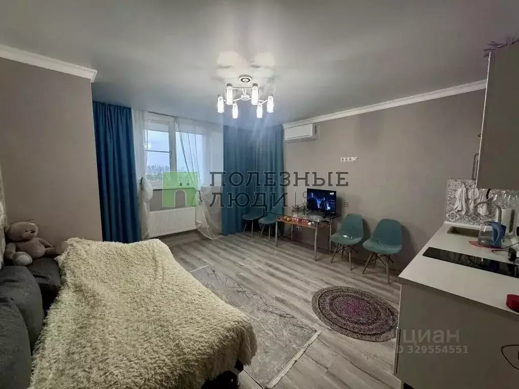 Студия Краснодарский край, Новороссийск ул. Куникова, 47А (30.0 м) - Фото 2