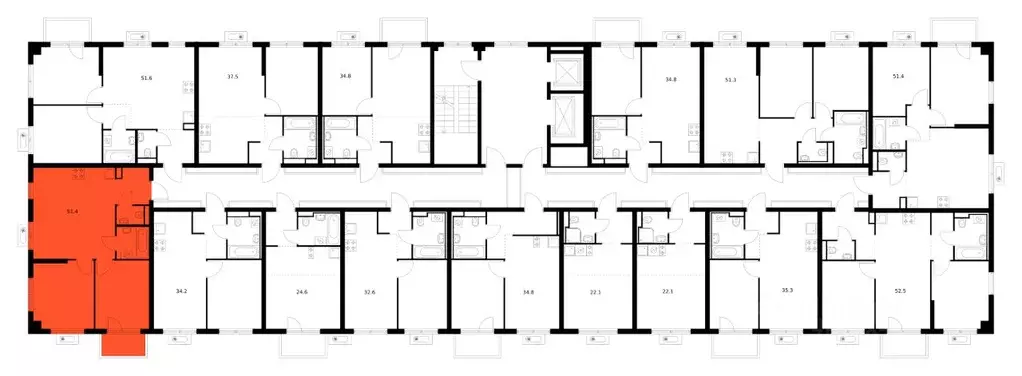 2-к кв. Ленинградская область, Всеволожский район, Заневское городское ... - Фото 2