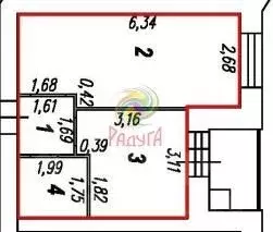 1-к кв. Ивановская область, Иваново ул. Ломоносова, 10 (34.2 м) - Фото 1