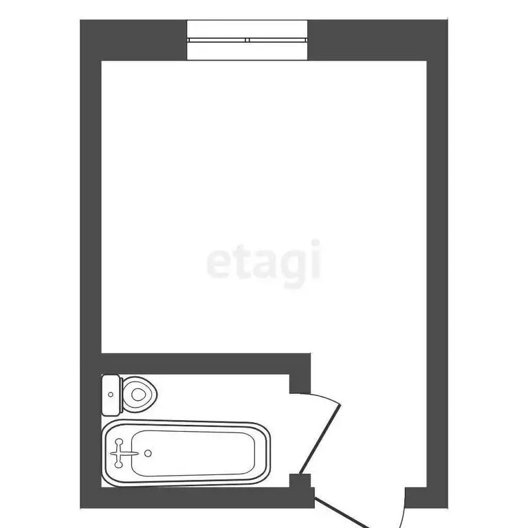 1к в -комнатной квартире (19 м) - Фото 1