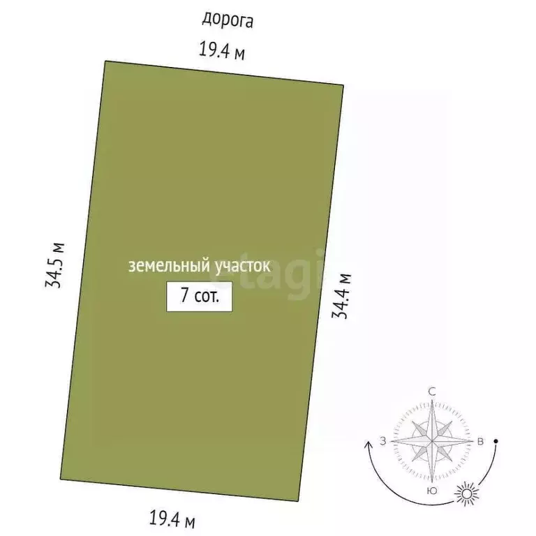 Участок в Тюменская область, Тюменский район, д. Есаулова  (7.0 сот.) - Фото 1