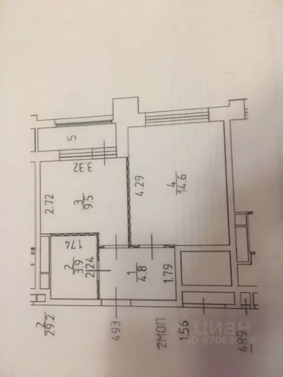 1-к кв. Москва Тюменский проезд, 3к1 (38.0 м) - Фото 2