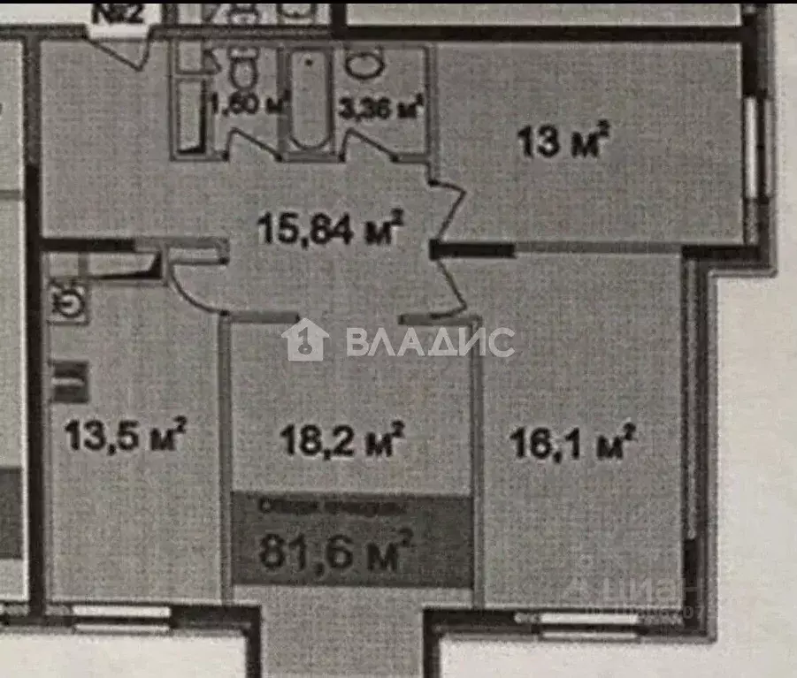 3-к кв. Московская область, Мытищи городской округ, д. Болтино ул. ... - Фото 2