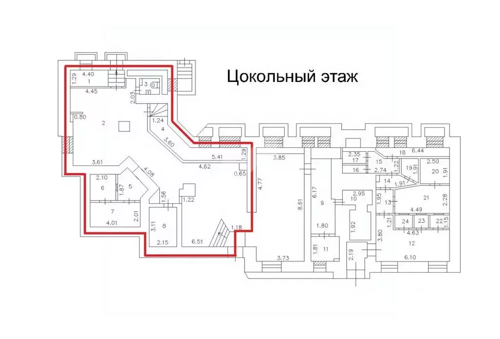 Помещение свободного назначения в Москва ул. Земляной Вал, 32 (113 м) - Фото 1