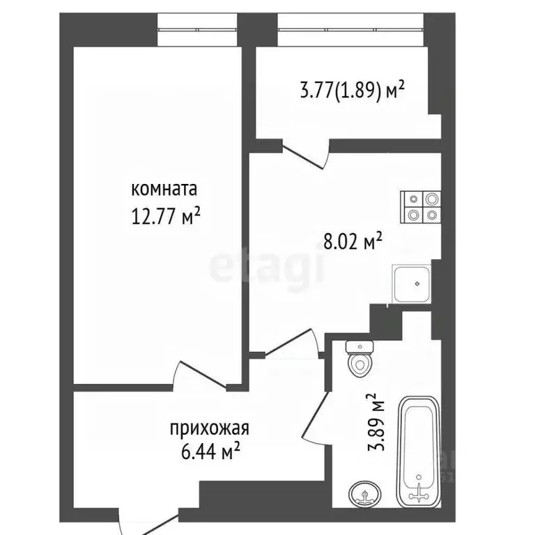 1-к кв. Ростовская область, Ростов-на-Дону Привокзальная ул., 3/1 ... - Фото 0