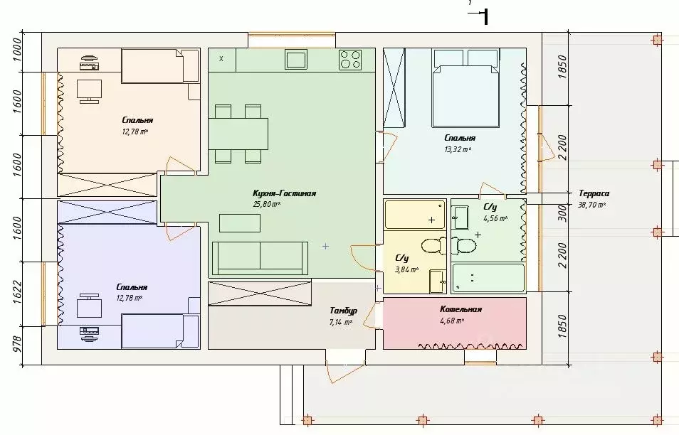 Дом в Московская область, Рузский муниципальный округ, пос. Беляная ... - Фото 2