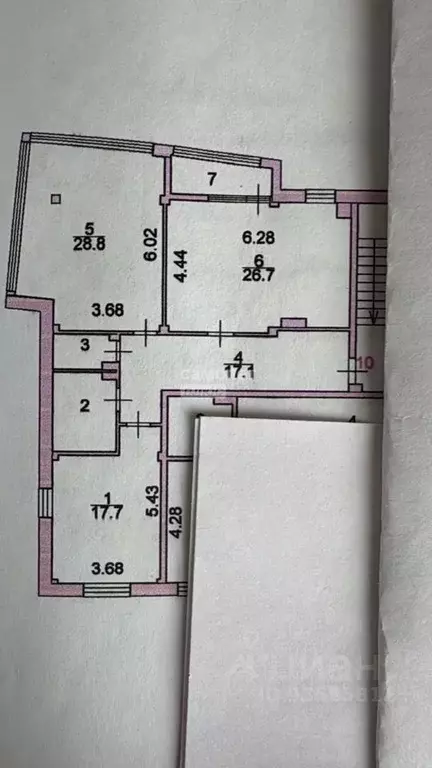 2-к кв. Курская область, Курск Тускарная ул., 26С (98.1 м) - Фото 1