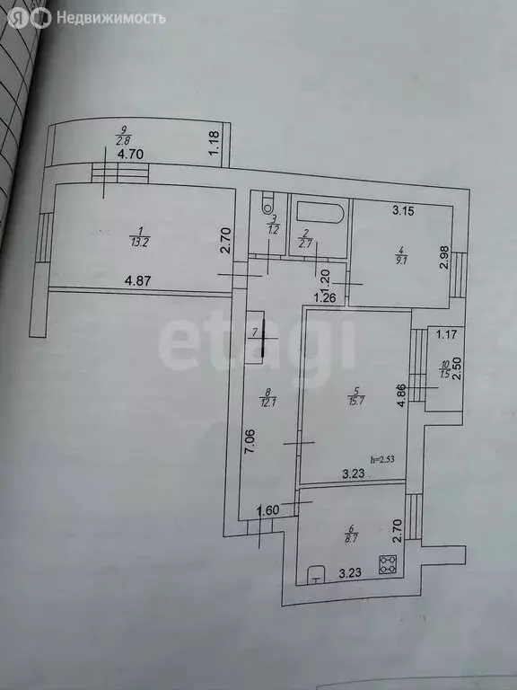 3-комнатная квартира: Казань, улица Декабристов, 83 (63.4 м) - Фото 1