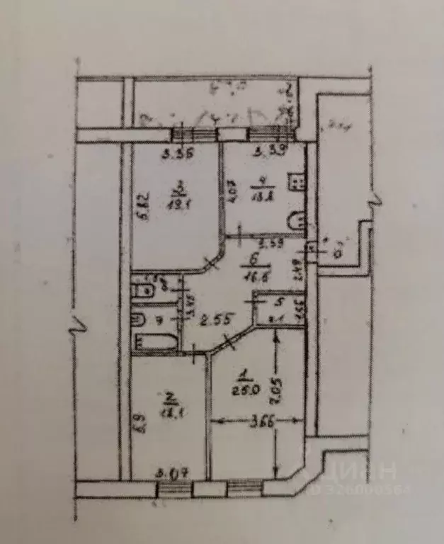 3-к кв. Коми, Сыктывкар ул. Карла Маркса, 191 (102.5 м) - Фото 1