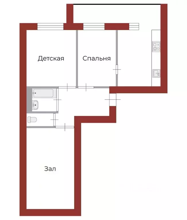 3-к кв. Кировская область, Киров ул. Современная, 13 (60.4 м) - Фото 1
