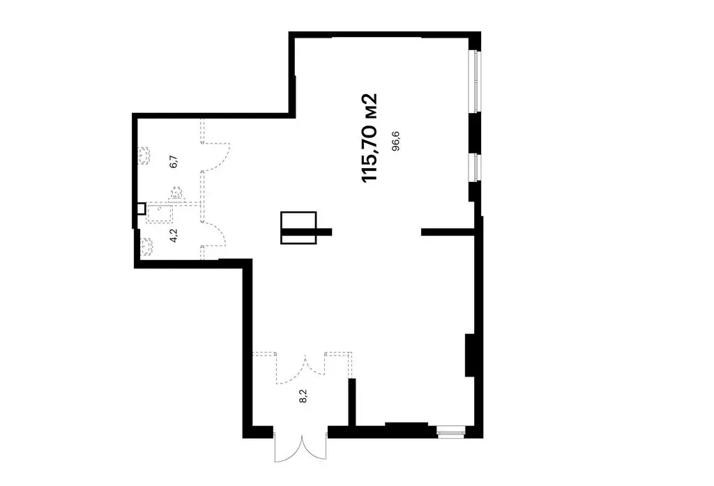 Торговая площадь (115.7 м) - Фото 2