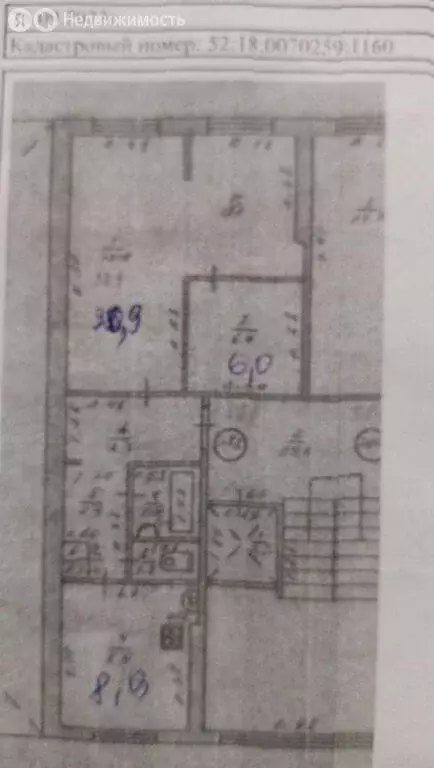 1-комнатная квартира: Нижний Новгород, улица Ванеева, 116к1 (47 м) - Фото 0