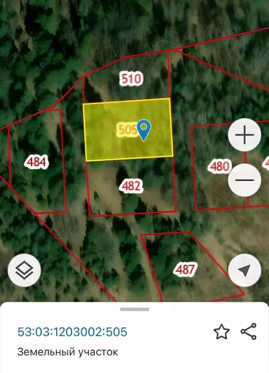 Участок в Новгородская область, Валдайский район, Рощинское с/пос, д. ... - Фото 1