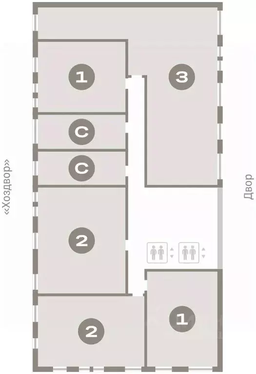 2-к кв. Тюменская область, Тюмень ул. Республики, 203к1 (77.05 м) - Фото 1