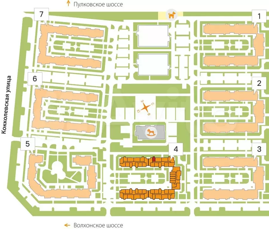 Квартира-студия, 27,7 м, 2/5 эт. - Фото 1