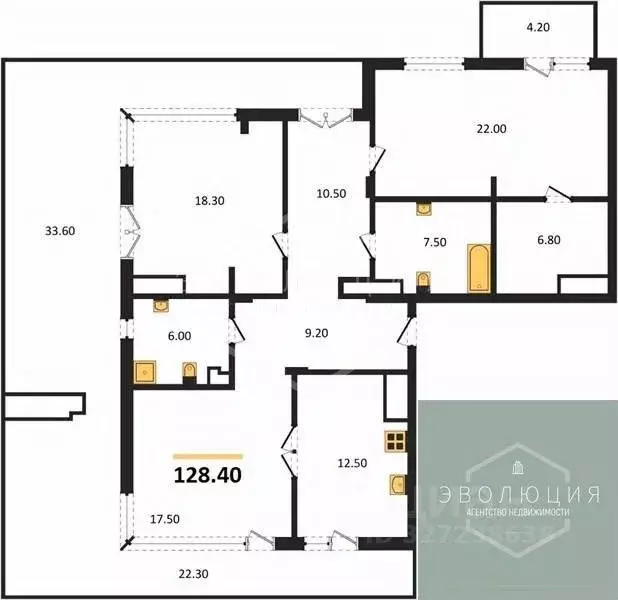 2-к кв. Калининградская область, Пионерский пос. Рыбное, Мо ре жилой ... - Фото 1