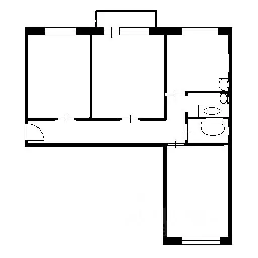 3-к кв. Новосибирская область, Новосибирск ул. Орджоникидзе, 27 (67.5 ... - Фото 2