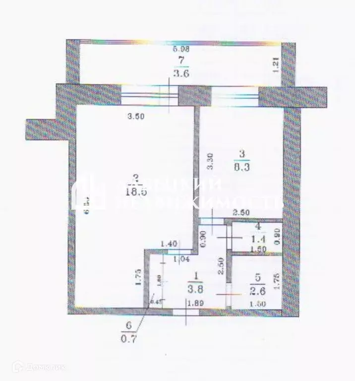 Продаётся 1-к квартира, 35.3 м - Фото 1