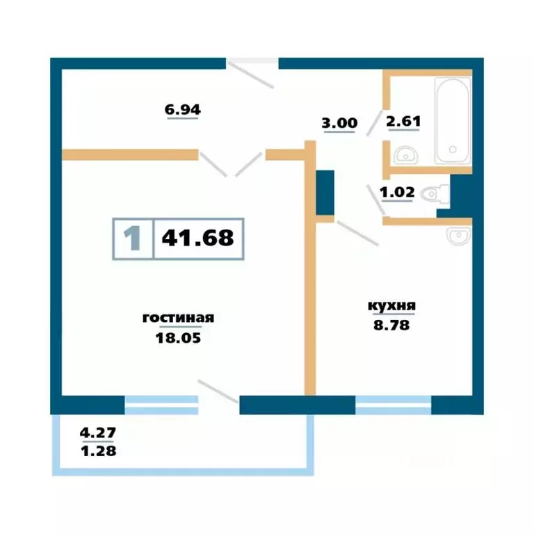 1-к кв. Красноярский край, Красноярск Нанжуль-Солнечный мкр, ... - Фото 1