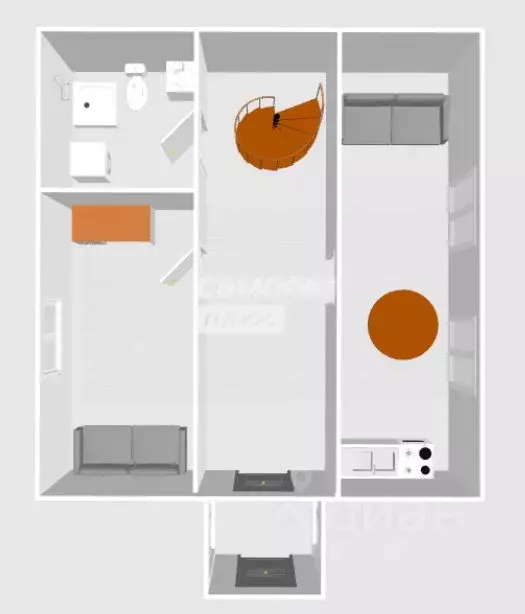 Дом в Ульяновская область, Ульяновск городской округ, с. Кротовка ул. ... - Фото 2