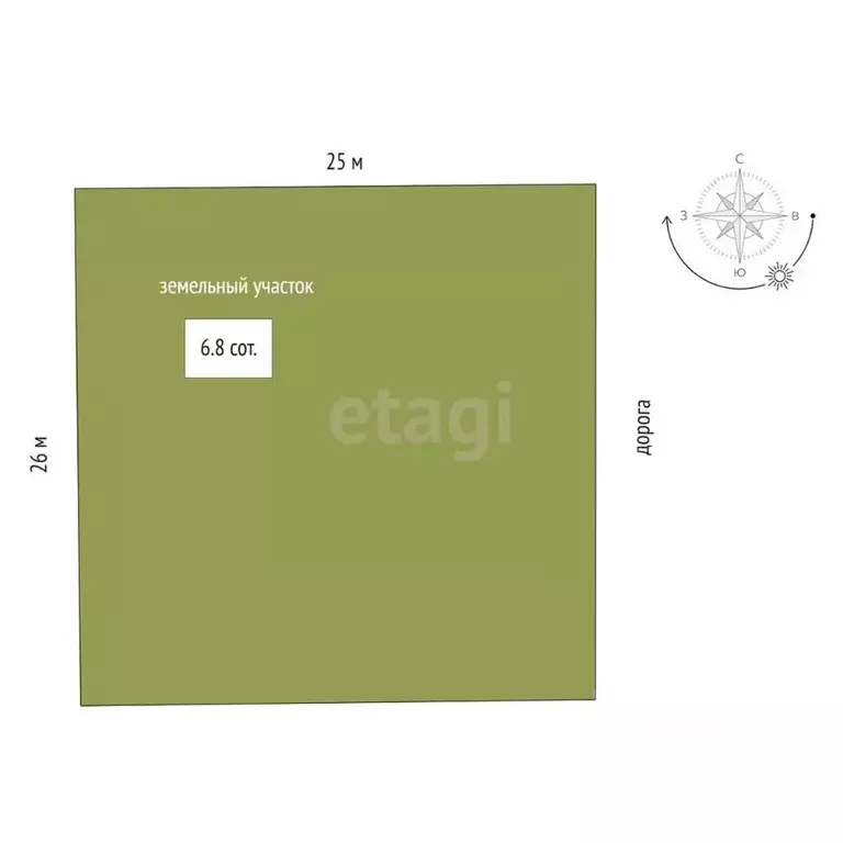 Участок в Ямало-Ненецкий АО, Муравленко Уютный мкр, пер. Цветочный, 11 ... - Фото 2