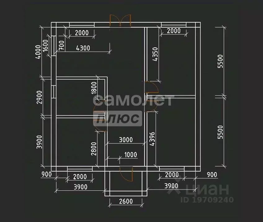 Дом в Курская область, Октябрьский район, Большедолженковский ... - Фото 2