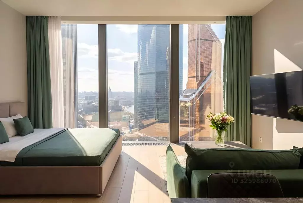 Студия Москва 1-й Красногвардейский проезд, 22с1 (57.0 м) - Фото 1